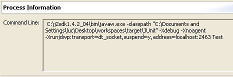 Command line details